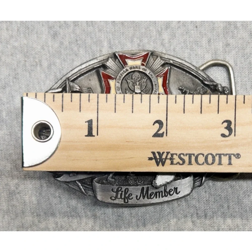 1987 Siskiyou Veterans of Foreign Wars of the‎ US Life Member Belt Buckle #871